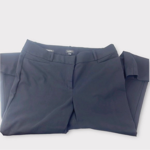 LOFT Pants - Loft Black Pants Curvy Skinny Ankle Pant Size 10 (has Stretch)